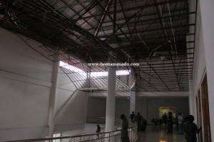 Astaga..Kantor Pemkab Minut tak Punya Plafon