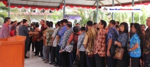 BERITA FOTO: Bupati Singal Kukuhkan Rukun Kawanua Toutemboan