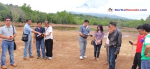 BKPRD dan Polres Minut Cek Lokasi Penimbunan Pantai dan Mangrove