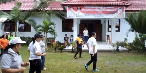 Lomba Senan Babilon Awali Peringatan HUT RI ke-69 di Kecamatan Pusomaen