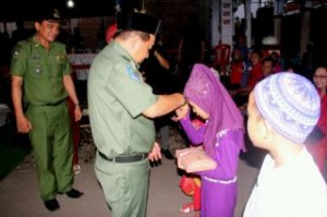 James Sumendap Hadiri Peringatan Isra Mi’raj di Masjid AT-Taqwa Molompar