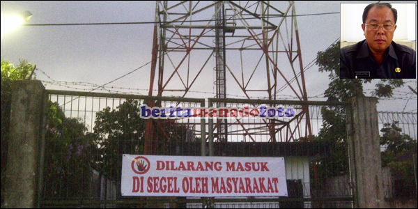 Pemkot Tomohon Tertibkan Puluhan BTS Liar