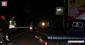 Kantor Polres Minut Jadi Jalur Kendaraan Operasi Cipta Kondisi