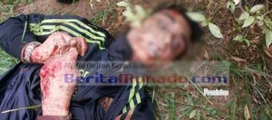 BERITA FOTO: Penemuan Mayat di Patung Toar Lumimuut