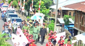 Pawai Pembangunan Kabupaten Minahasa Tenggara Sukses