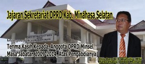 DPRD Minsel, Terima Kasih Atas Pengabdian Anggota DPRD Minsel 2009-2014