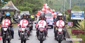 BERITA FOTO: Kendaraan Hias di Pawai Pembangunan Minahasa Utara (2)