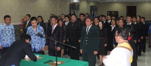 BERITA FOTO: Pelantikan Eselon II, III dan IV