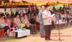Bupati Sompie Singal: Kepramukaan Pilar Pendidikan