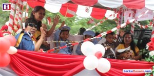 BERITA FOTO: Mereka di Kendaraan Hias Pawai Pembangunan (1)