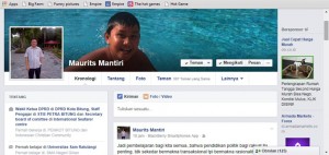 Mantiri Tumpahkan Pikiran di Media Sosial