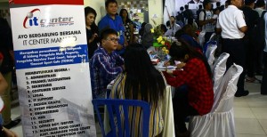 ItCenter Manado Kebanjiran Pelamar di Job Fair