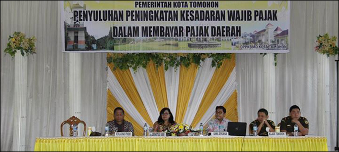 Pajak Daerah di Tomohon Mengalami Kenaikan