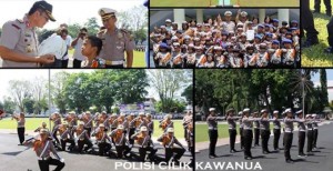 Polisi Cilik “Kawanua” Berlomba Didepan Kapolda Sulut