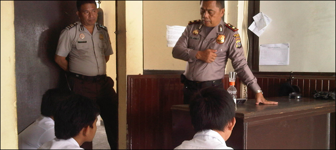 Miras, Puluhan Siswa Tomohon Diciduk Polisi