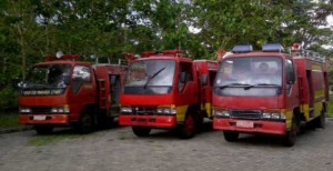 Minut Hanya Punya 4 Unit Mobil Damkar 