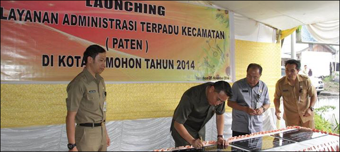 Pertama di Sulut, Kecamatan Tomohon Utara Launching PATEN