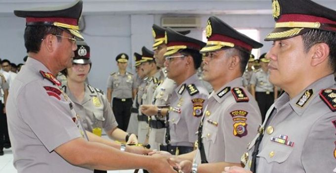 Sertijab Karo Sarpras dan Empat Kapolres Jajaran Polda Sulut