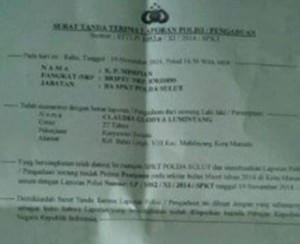Diduga Menipu, Isteri Mantan Legislator Tomohon Dipolisikan