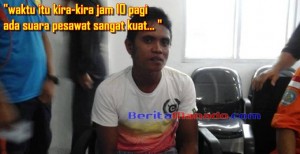 “Pesawat Jatuh Menukik Lalu Meledak Dalam Air”