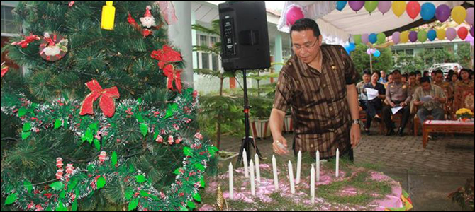 BERITA FOTO: Ibadah Pra Natal Wartawan Biro Tomohon