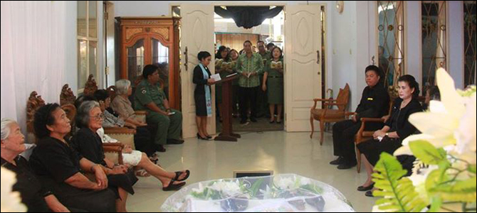 Pemkot Tomohon Melayat ke Rumah Duka Kaban BKD