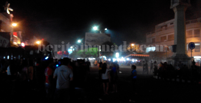 BERITA FOTO : Suasana Pusat Kota Bitung