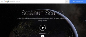 Inilah Penelusuran Paling Populer di Google tahun 2014