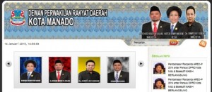 DPRD Manado Miliki Website Resmi