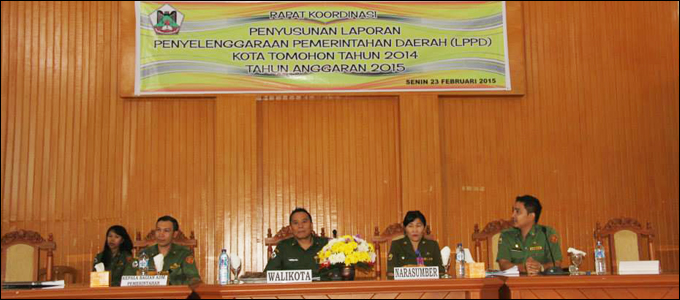 Pemkot Tomohon Gelar Rakor Penyusunan LPPD