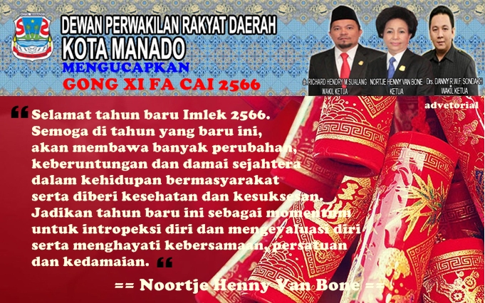 DPRD Manado: Gong Xi Fa Cai 2566