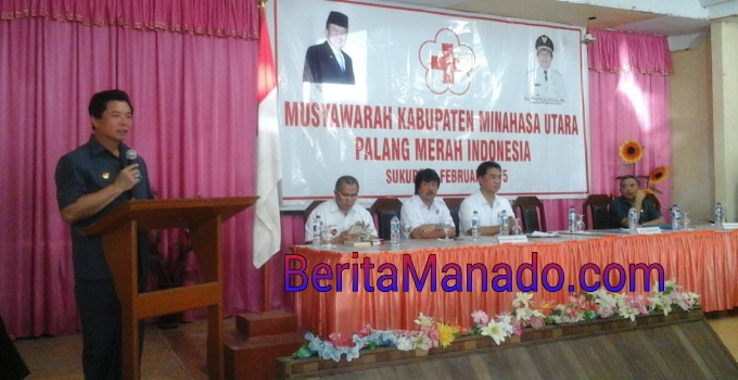 Sompie Singal Buka Muskab PMI Minut