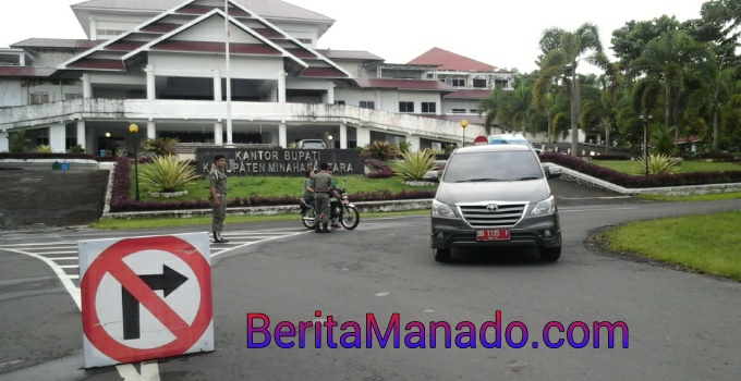 Ini Cara Sat Pol-PP Minut Saat Apel
