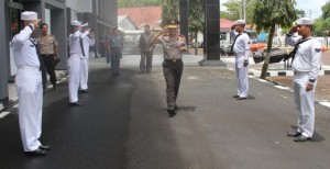Kapolda Kunjungi Lantamal VIII Manado