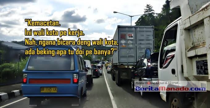 Gubernur Sarundajang: Kemacetan. Ini Wali Kota Pe Kerja