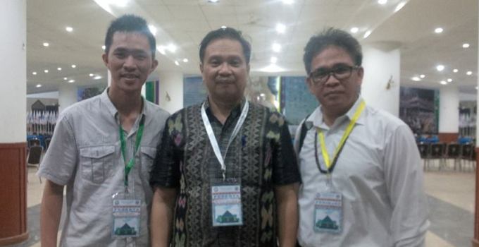 BERITA FOTO: Sidang MPL PGI di Kalimantan Utara 10 Melky Pangemanan bersama Ketua dan Wasek BPMS GMIM
