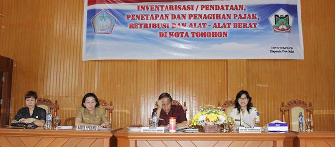 Di Tomohon, Baru 8.000 Kendaraan Bermotor Yang Terdata