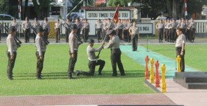 BERITA FOTO: Gladi Sertijab Kapolda Sulut