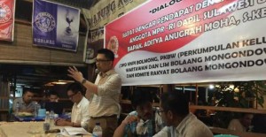 Aditya Moha Memukau Rakyat Bolaang Mongondow