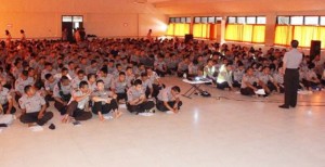 Pelatihan Membangun Karakter Personil Polri Polda Sulut