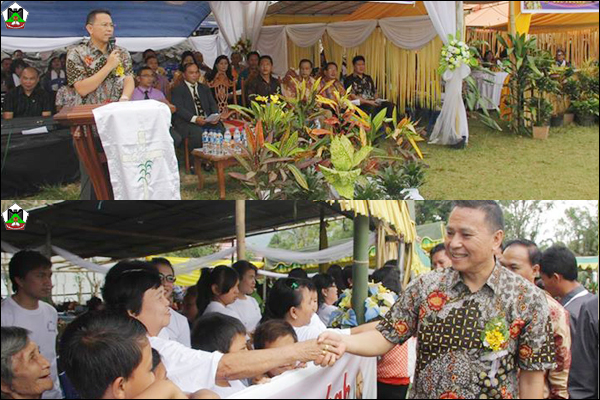 Safari Paskah Pemkot Tomohon, Walikota Jimmy Membaur Bersama Jemaat