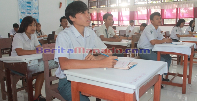 Hari Pertama UN di Minahasa, 67 Siswa Absen