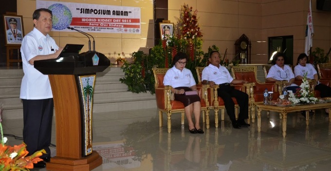 Gubernur Sarundajang: Penyakit Ginjal Identik Dengan Pejabat