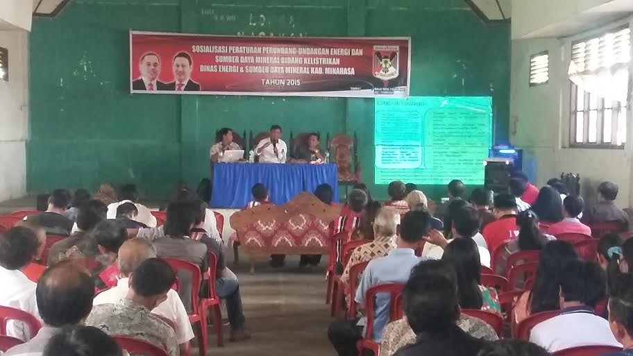 Dinas ESDM Minahasa Optimis PAD 2015 Capai Rp 3,5 Miliar