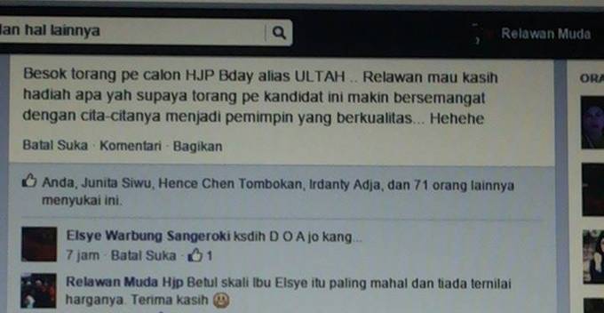 Hanny Joost Pajouw: Terima Kasih untuk Setiap Doa
