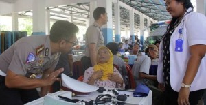 Peringatan Bhayangkara ke-69, Polda Gelar Bhakti  Kesehatan