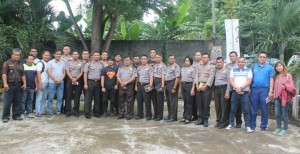 BERITA FOTO: Keakraban Kapolres dan Pers Minut