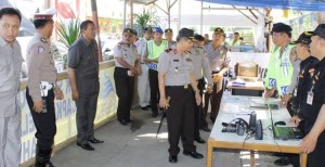 Kapolda Sidak Pos PAM Lebaran Minut dan Bitung