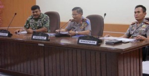 Kunjungan Danpasmar 1 di Polda Sulut