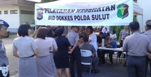 Polda Sulut Tingkatkan Kesehatan Personil